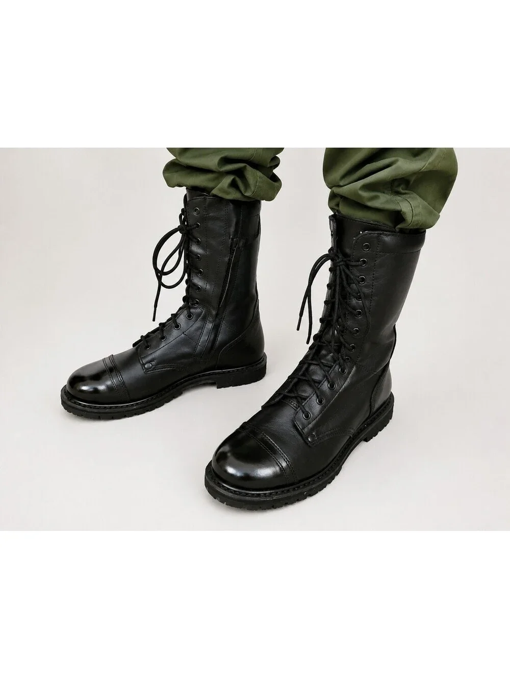 ROCKY Side Zipper Paraboot Black 10